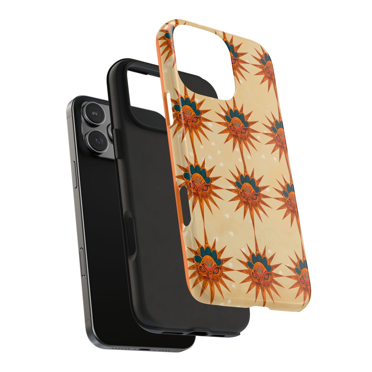 "Inti Sun God" Tough Phone Case for Adventurous Souls | Stylish Phone Protection | Nature-Inspired Design | Gifts for Travelers