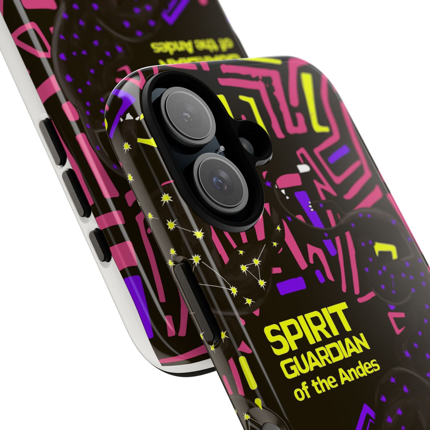 Colorful Phone Case, Spirit Guardian Phone Cover, Unique Phone Protector, Gift for Tech Lovers, Fun Tech Accessories