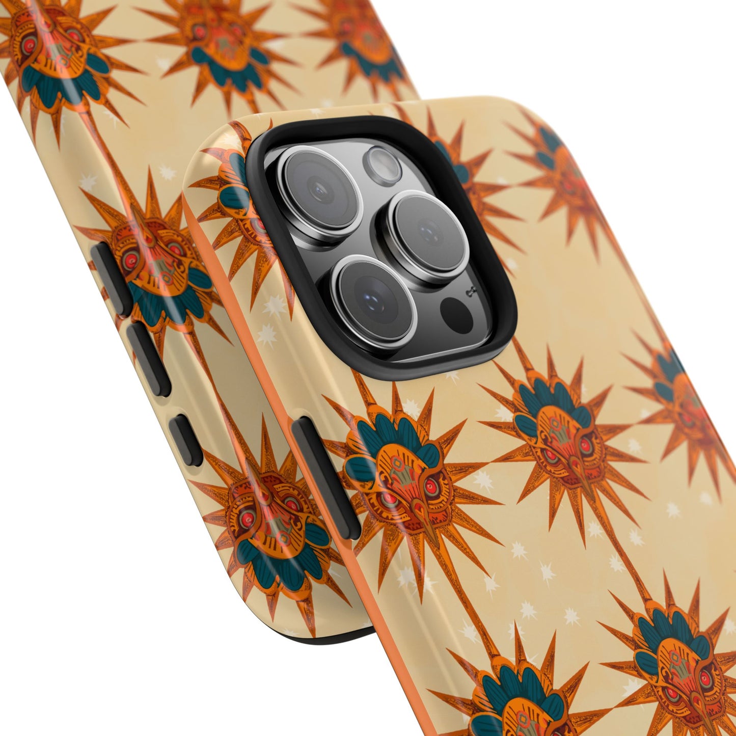 "Inti Sun God" Tough Phone Case for Adventurous Souls | Stylish Phone Protection | Nature-Inspired Design | Gifts for Travelers