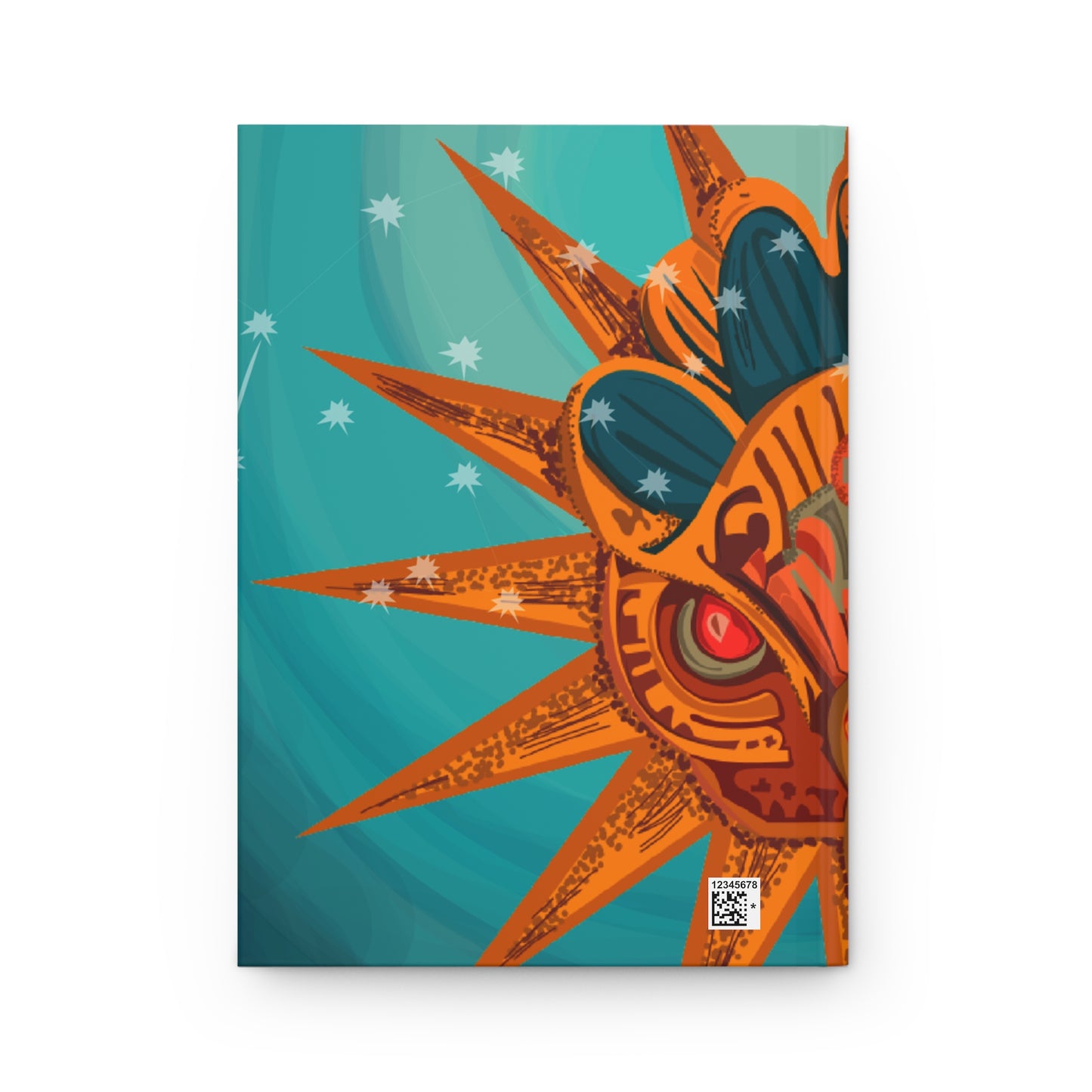 Vibrant Sun-Inspired Hardcover Journal, Artistic Notebook, Gifts for Creatives, Travel Log, Unique Diary, Boho Decor