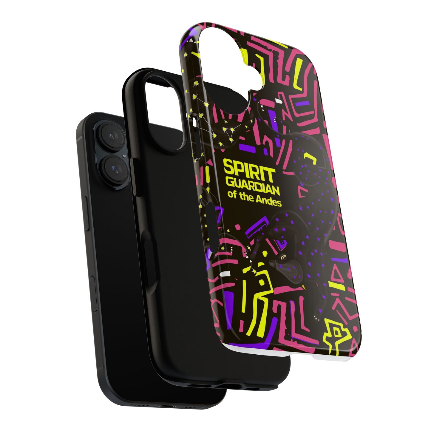 Colorful Phone Case, Spirit Guardian Phone Cover, Unique Phone Protector, Gift for Tech Lovers, Fun Tech Accessories