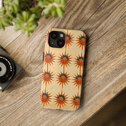"Inti Sun God" Tough Phone Case for Adventurous Souls | Stylish Phone Protection | Nature-Inspired Design | Gifts for Travelers