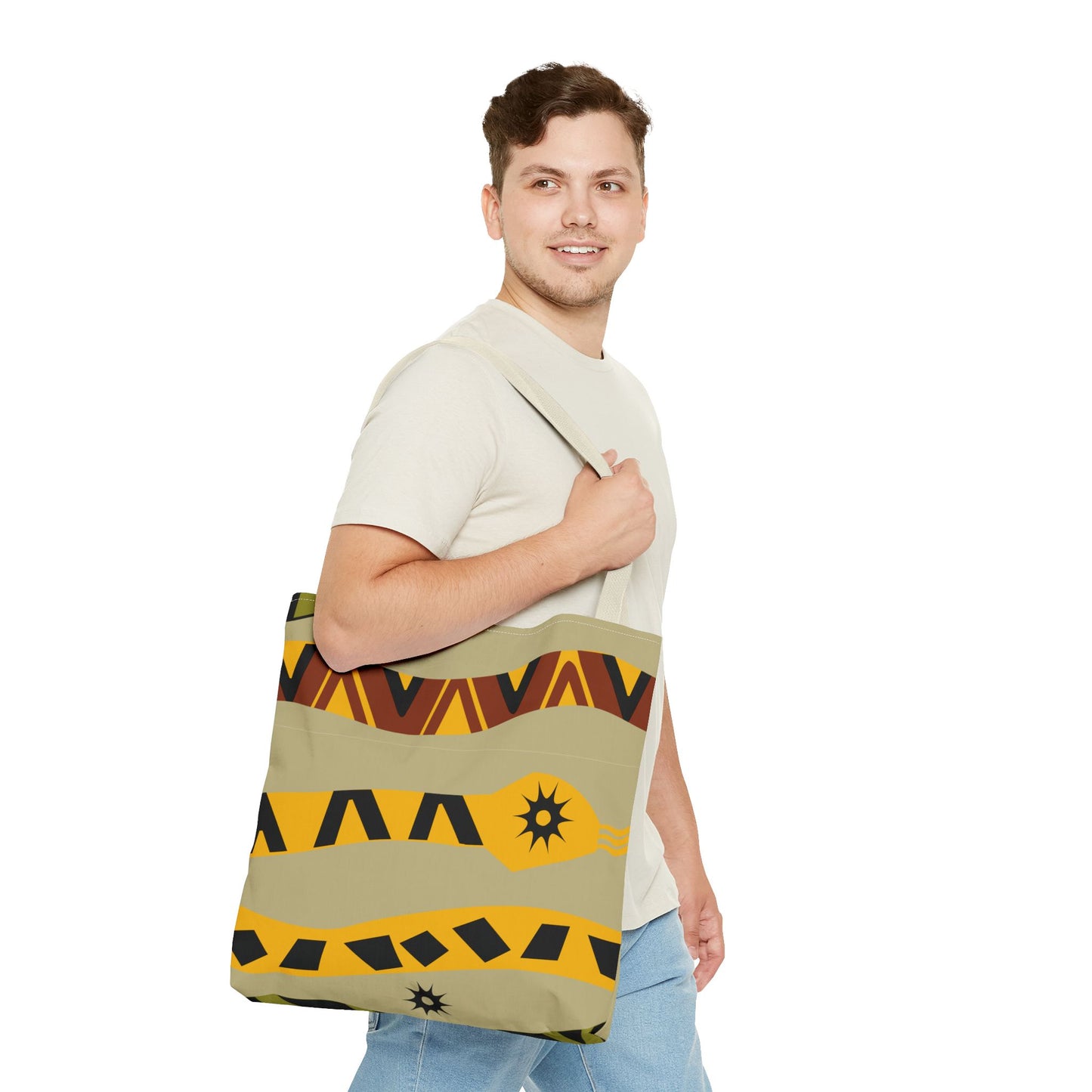 Vibrant Bohemian Tote Bag - Perfect for Beach Days, Farmers' Markets, or Casual Outings, Gift for Trendsetters, Summer Vibes, [...]