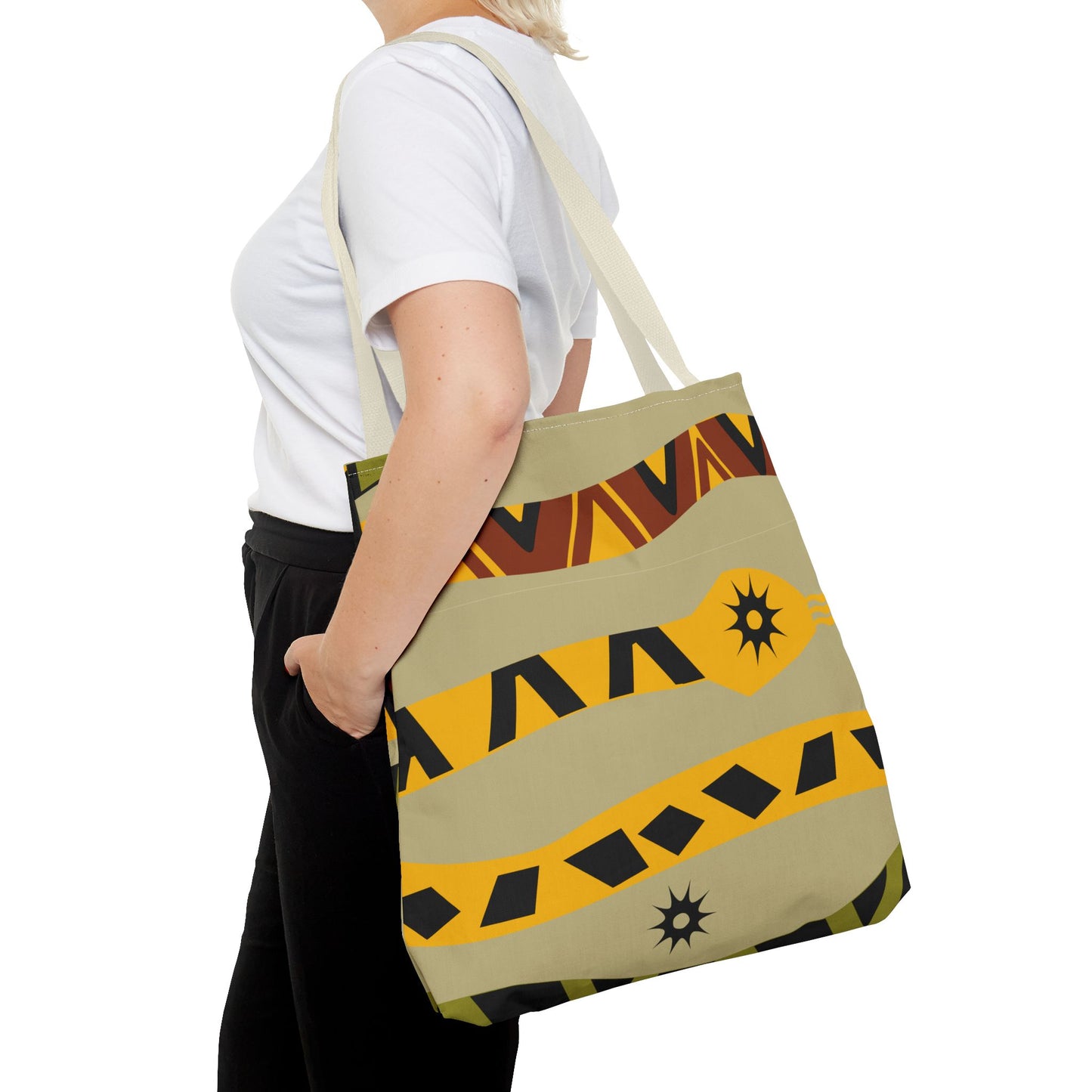 Vibrant Bohemian Tote Bag - Perfect for Beach Days, Farmers' Markets, or Casual Outings, Gift for Trendsetters, Summer Vibes, [...]