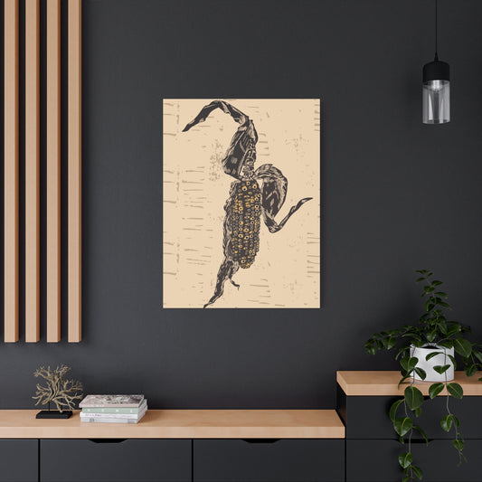 Canvas Print: Golden Harvest Corn Design